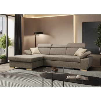 Sedací souprava PRESTIGE levá, mocca 1