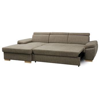 Sedací souprava PRESTIGE levá, mocca 2