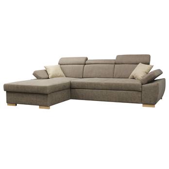 Sedací souprava PRESTIGE levá, mocca 4