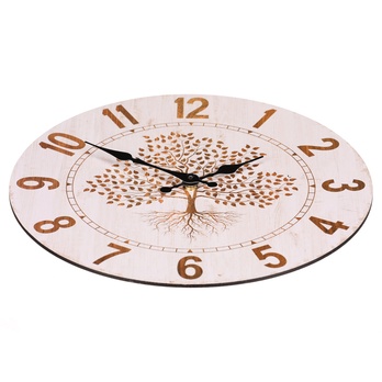 Nástěnné hodiny PRINT strom, ⌀ 34 cm 1
