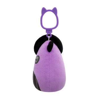 Klíčenka Squishmallows PŘÍŠERKA-EARWORM fialová/černá 2