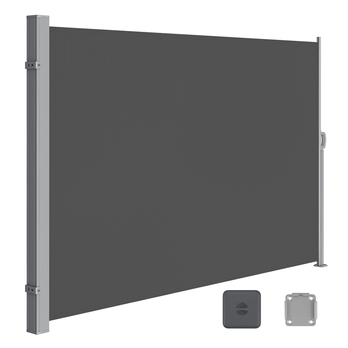 Boční markýza PRIVACY šedá, 160x300 cm 2