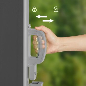 Boční markýza PRIVACY šedá, 160x300 cm 4