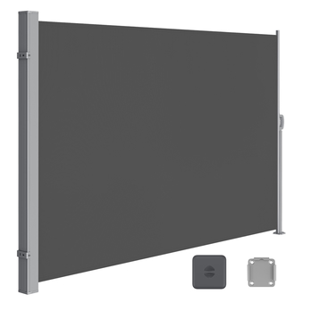 Boční markýza PRIVACY šedá, 160x350 cm 2