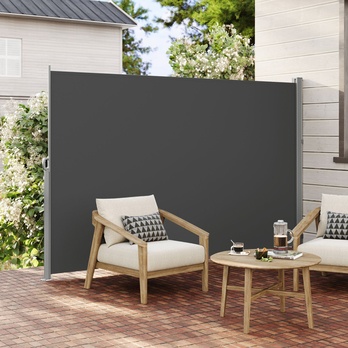 Boční markýza PRIVACY šedá, 160x300 cm 1