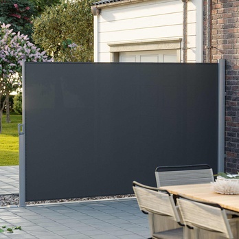 Boční markýza PRIVACY šedá, 180x400 cm 1