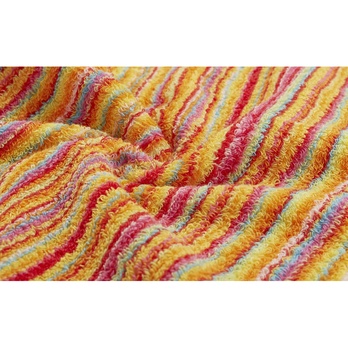 Osuška  PROUŽKY oranžová, 70x140 cm 2