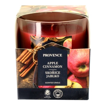 Vonná svíčka PROVENCE jablko a skořice, 135 g 1