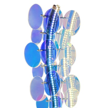 Stojací lampa PULSE chrom/vícebarevná 2