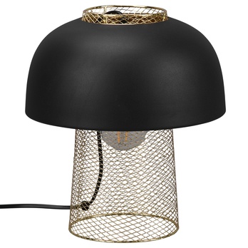 Stolní lampa PUNCH 9 černý kov/zlatá 1
