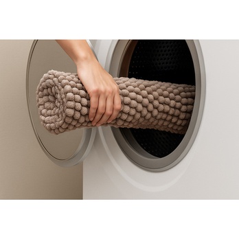 Koupelnová předložka PUNTO UNO taupe, 70x120 cm 5