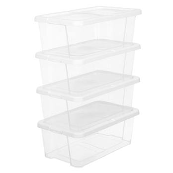 Sada boxů PURPOSE bílá/průhledná, 12 ks 2