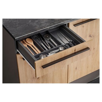 Kuchyňský blok PURTU antracitová/dub artisan 6
