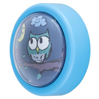 Dětské LED svítidlo PUSH modrá 2