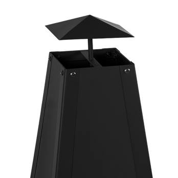 Ohniště PYRAMIDA černá 2