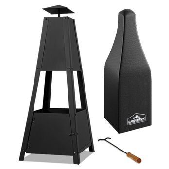 Ohniště PYRAMIDA černá 5