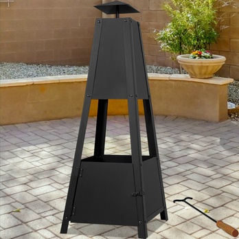 Ohniště PYRAMIDA černá 7