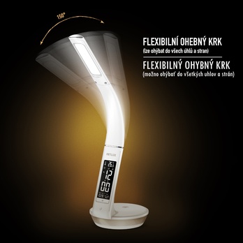 Stolní lampa QI bílá 5