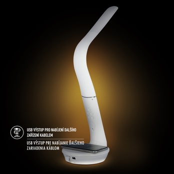 Stolní lampa QI bílá 6