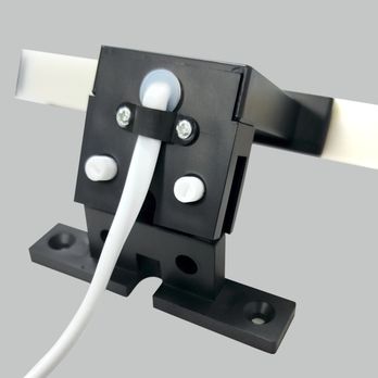 Koupelnové nástěnné LED svítidlo QTEC 2 černá, šířka 20 cm 3