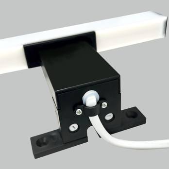 Koupelnové nástěnné LED svítidlo QTEC 2 černá, šířka 20 cm 4