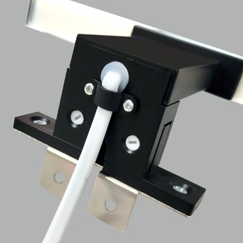 Koupelnové nástěnné LED svítidlo QTEC 2 černá, šířka 20 cm 6