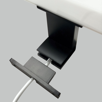 Koupelnové nástěnné LED svítidlo QTEC 2 černá, šířka 80 cm 1