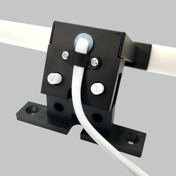 Koupelnové nástěnné LED svítidlo QTEC 2 černá, šířka 80 cm 4