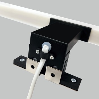 Koupelnové nástěnné LED svítidlo QTEC 2 černá, šířka 80 cm 5