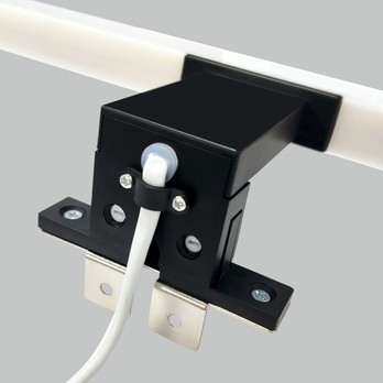 Koupelnové nástěnné LED svítidlo QTEC 2 černá, šířka 80 cm 6