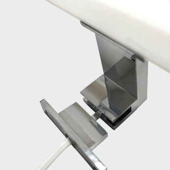 Koupelnové nástěnné LED svítidlo QTEC 2 chrom, šířka 80 cm 1