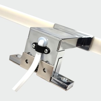 Koupelnové nástěnné LED svítidlo QTEC 2 chrom, šířka 80 cm 5