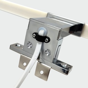 Koupelnové nástěnné LED svítidlo QTEC 2 chrom, šířka 80 cm 6