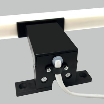 Koupelnové nástěnné LED svítidlo QTEC 2 černá, šířka 40 cm 3