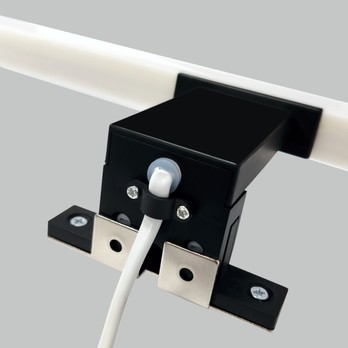 Koupelnové nástěnné LED svítidlo QTEC 2 černá, šířka 40 cm 5