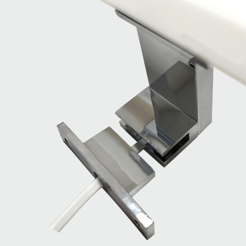 Koupelnové nástěnné LED svítidlo QTEC 2 chrom, šířka 40 cm 1