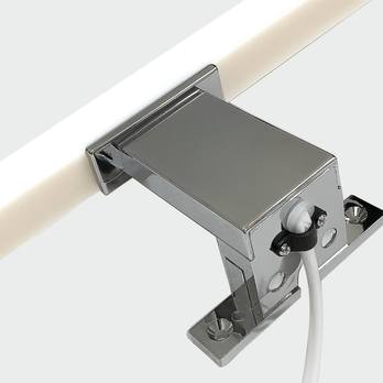 Koupelnové nástěnné LED svítidlo QTEC 2 chrom, šířka 40 cm 3