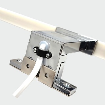 Koupelnové nástěnné LED svítidlo QTEC 2 chrom, šířka 40 cm 5