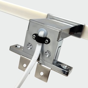 Koupelnové nástěnné LED svítidlo QTEC 2 chrom, šířka 40 cm 6