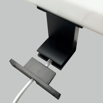 Koupelnové nástěnné LED svítidlo QTEC 2 černá, šířka 60 cm 1