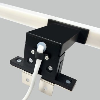 Koupelnové nástěnné LED svítidlo QTEC 2 černá, šířka 60 cm 6