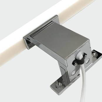 Koupelnové nástěnné LED svítidlo QTEC 2 chrom, šířka 60 cm 3