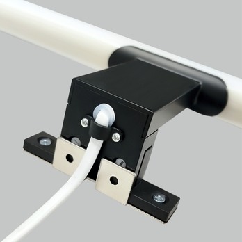 Koupelnové nástěnné LED svítidlo QTEC 3 černá, šířka 30 cm 1