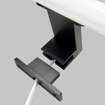 Koupelnové nástěnné LED svítidlo QTEC 3 černá, šířka 30 cm 5