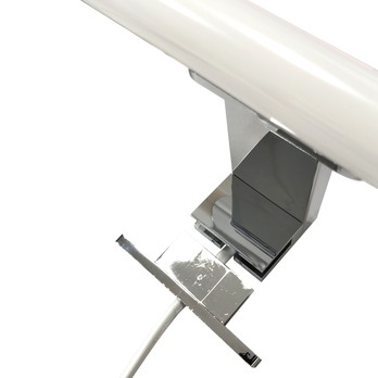 Koupelnové nástěnné LED svítidlo QTEC 3 chrom, šířka 50 cm 1