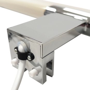 Koupelnové nástěnné LED svítidlo QTEC 3 chrom, šířka 50 cm 2