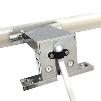 Koupelnové nástěnné LED svítidlo QTEC 3 chrom, šířka 50 cm 3