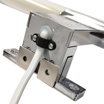 Koupelnové nástěnné LED svítidlo QTEC 3 chrom, šířka 50 cm 5