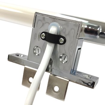 Koupelnové nástěnné LED svítidlo QTEC 3 chrom, šířka 50 cm 6