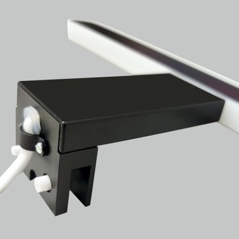 Koupelnové nástěnné LED svítidlo QTEC 4 černá, šířka 30 cm 2